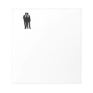 Groom and Groom Wedding Notepad