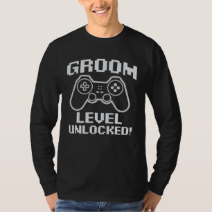 Groom Bachelor Party Cool Gamer Groom Wedding Marr T-Shirt