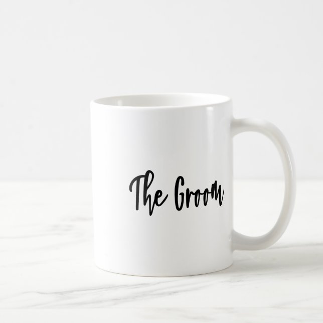 Groom - Bachelor Party Getting Ready Wedding Day  Coffee Mug (Right)