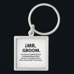 Groom Bachelor Party Gifts Key Ring<br><div class="desc">Groom Bachelor Party Gifts keychain designed by Nisha Prabhu. Give your groomsmen a party favour they'll never forget with these stylish keychains! The perfect accessory for every day use or a night out on the town, these keychains are sure to be a hit at the bachelor party. Cheers to the...</div>