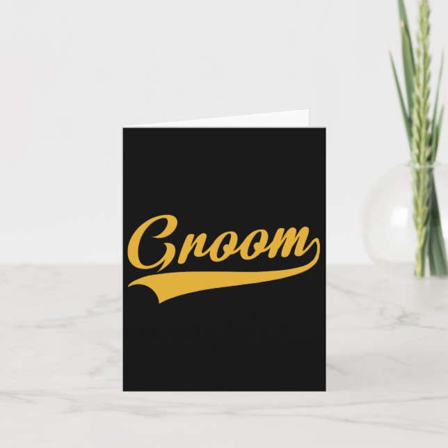 Groom - Bachelor Party - Wedding  Card (Front)