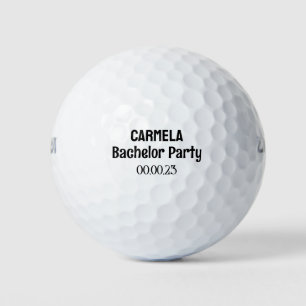 Groom Best Man Wedding Bachelor Party Golf Balls