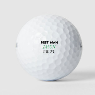 Groom Best Man Wedding Party Gift Golf Balls