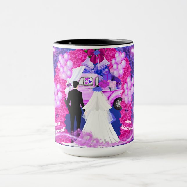 Groom Bride Coffee Mug (Center)