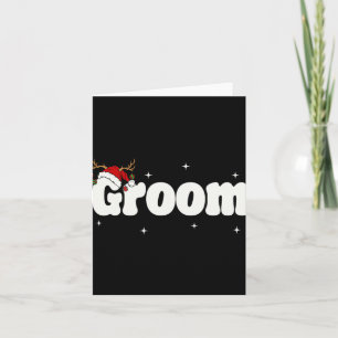 Groom Bride Santa Couples Christmas Outfits Xmas P Card