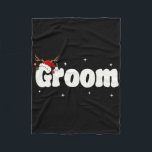 Groom Bride Santa Couples Christmas Outfits Xmas P Fleece Blanket<br><div class="desc">Groom Bride Santa Couples Christmas Outfits Xmas Pyjamas</div>