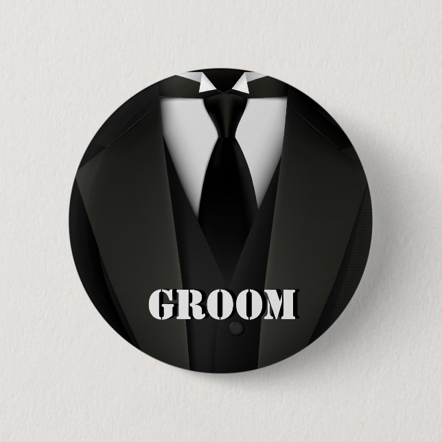 Groom Button (Front)