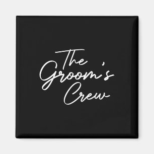 Groom Crew Bachelor Party Groomsmen Stag Group Out Magnet