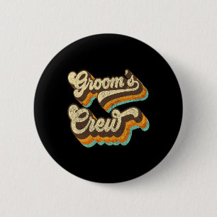 Groom Crew - Groomsmen 1 6 Cm Round Badge