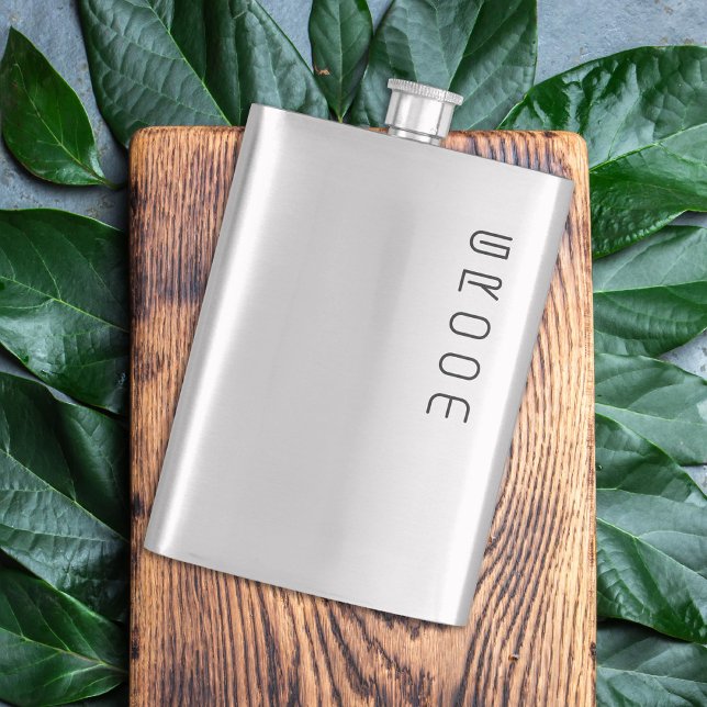 Groom Customisable Wedding Party Flask (Creator Uploaded)