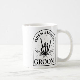 Groom Death Of A Bachelor Skeleton Gothic Hallowee Coffee Mug