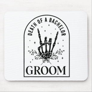 Groom Death Of A Bachelor Skeleton Gothic Hallowee Mouse Pad