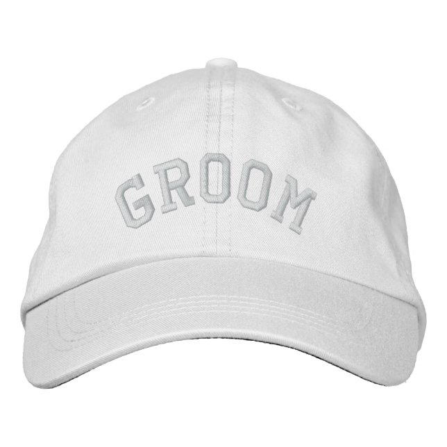 GROOM EMBROIDERED HAT (Front)