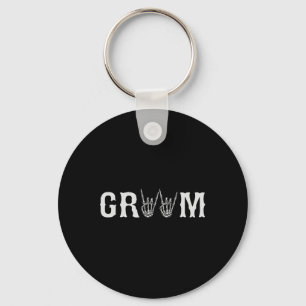 Groom Engagement Bachelor's Party Halloween Weddin Key Ring