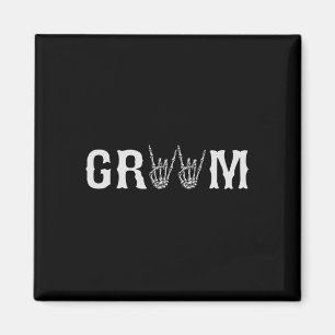 Groom Engagement Bachelor's Party Halloween Weddin Magnet
