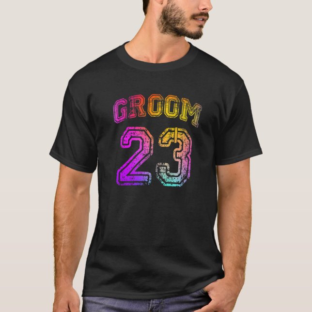 Groom Engagement Party Groom Matching 2023 Honeymo T-Shirt (Front)