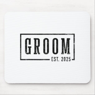 Groom Est 2025 Future Husband Engaged Gifts Him En Mouse Pad