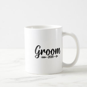 Groom Est. 2025 Married Wedding Engagement  Coffee Mug
