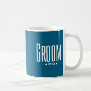 Groom est 2025 pocket future husband soon to be mr coffee mug