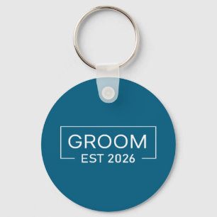 Groom est 2026 married wedding engagement getting key ring