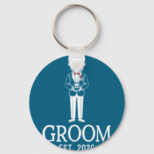Groom est 2026 matching bride groom 2026 honeymoon key ring