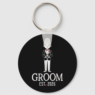 Groom Est 2026 Matching Bride Groom 2026 Honeymoon Key Ring