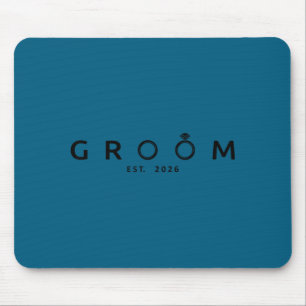 Groom est 2026 wedding bachelor party future mouse pad
