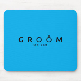 Groom Est 2026 Wedding Bachelor Party Future Mouse Pad