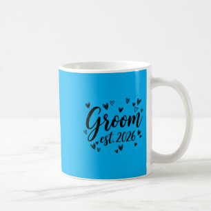 Groom Est 2026 Wedding Newlywed Bride Groom Party Coffee Mug