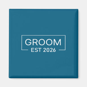 Groom Est Married Wedding Engagement Wedding Seaso Magnet