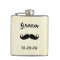 Groom Flask Moustache