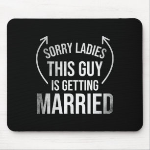 Groom Funny Bachelor Supplies Clothes Party Weddin Mouse Pad