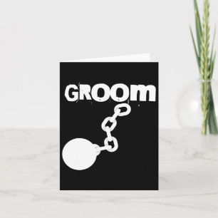 Groom Funny Wedding Stag Party Bachelor Card