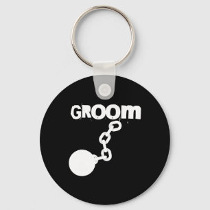 Groom Funny Wedding Stag Party Bachelor  Key Ring