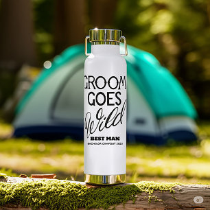 Groom Goes Wild Bachelor Party Water Bottle