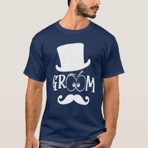 Groom Hat Cute Engagement Wedding Bachelor Party M T-Shirt
