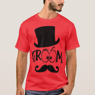 Groom Hat Cute Engagement Wedding Bachelor Party M T-Shirt