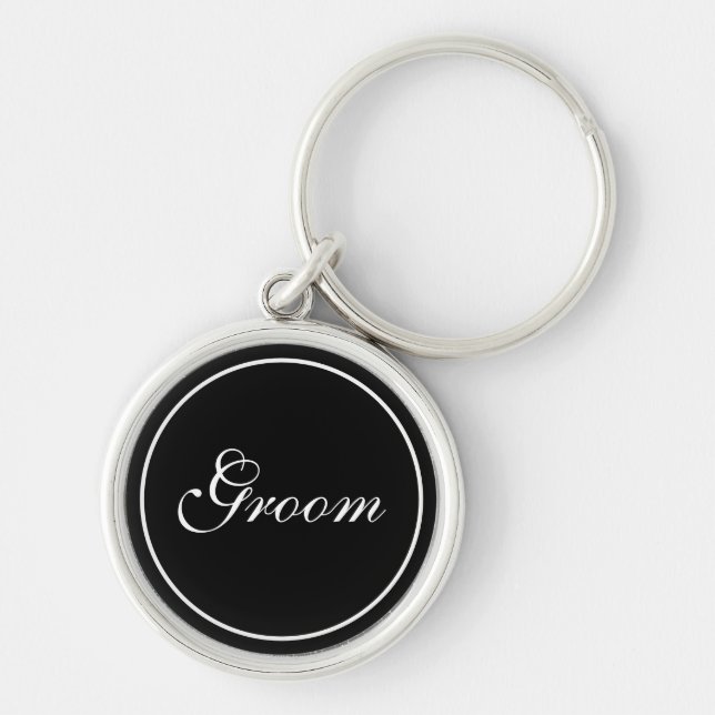 Groom Key Chain (Front)