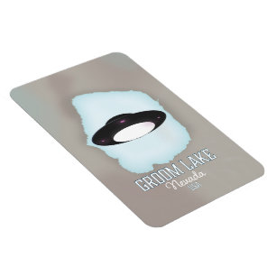 Groom Lake Nevada Travel poster Magnet