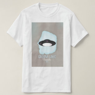 Groom Lake Nevada Travel poster T-Shirt