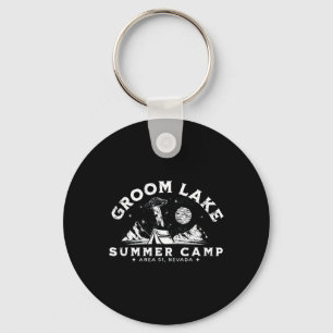 Groom Lake Summer Camp - Funny Area 51 Alien Ufo G Key Ring