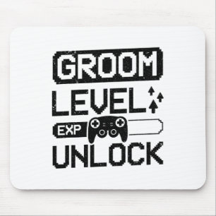 Groom Level Unlock Bachelor Party Mouse Pad