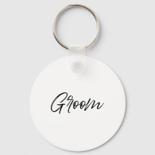 Groom Matching Bride & Groom Wedding Getting R Key Ring