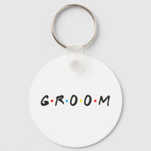 Groom Men Bachelor Party Wedding Day Groom To Be  Key Ring