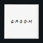 Groom Men Bachelor Party Wedding Day Groom To Be  Magnet<br><div class="desc">Groom Men Bachelor Party Wedding Day Groom To Be</div>