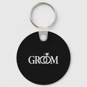 Groom Men Wedding Day Bachelor Party Key Ring