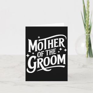 Groom mother of the groom performance card