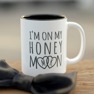 Groom On My Honeymoon Monogrammed Coffee Mug