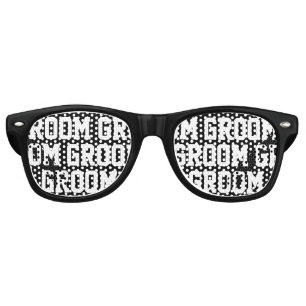 Groom party shades   Funny bachelor party prop
