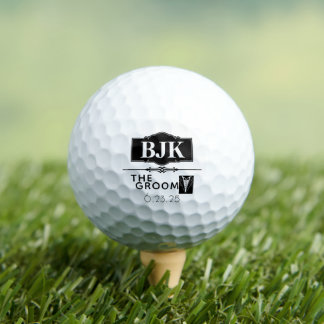 GROOM PERSONALIZED  GOLF BALLS